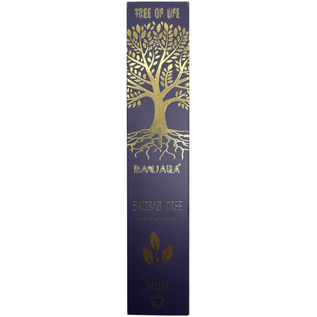 Incienso Árbol Baobab BANJARA Árbol de la Vida - Tree of Life Botanical - Cajita de 15gr. de Incienso Masala