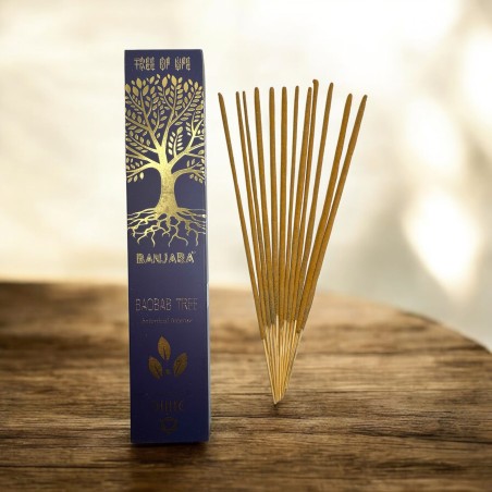 Encens Baobab BANJARA Arbre de Vie Botanique - Boîte de 15gr. d’Encens Masala
