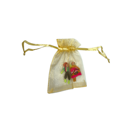 Couple Mini Poupées Enlèvement du Deuil avec sac - HOSTENATURA