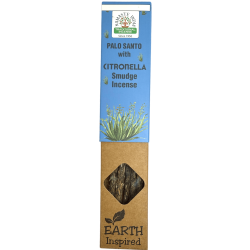 Natuurlijke Palo Santo en Citronella Wierook NAMASTE INDIA Earth Inspired - 25gr Doos Biologische Wierook