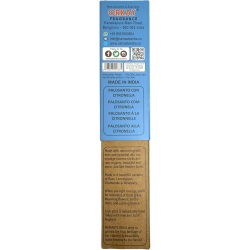 Tămâie naturală Palo Santo și Citronella NAMASTE INDIA Earth Inspired - Cutie de 25gr de tămâie organică