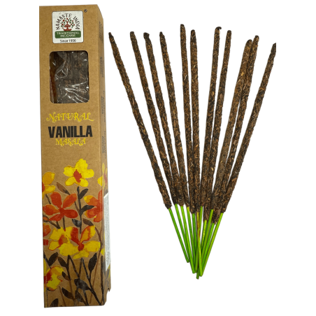 Naturlig rökelse Vanilla Namaste India Natural Masala - 1 förpackning ekologisk rökelse 30gr.