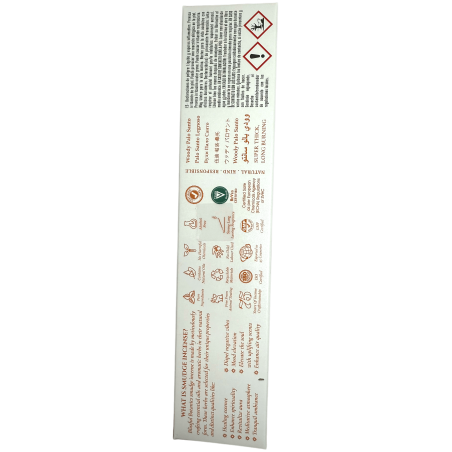 Biologische Palo Santo Blissful Botanics TULASI Natuurlijke Ambachtelijke Wierook - Palo Santo Woody - 8 biologische wierookstok