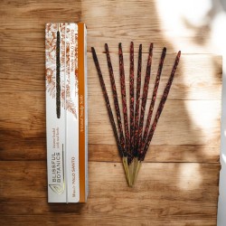 Palo Santo Blissful Botanics Biologico TULASI Incenso Artigianale Naturale - Palo Santo Woody - 8 bastoncini di incenso biologic