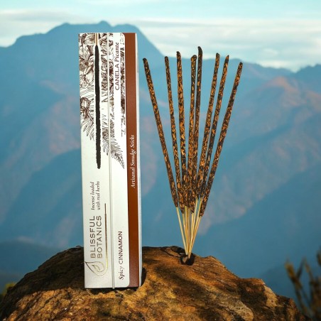 Inciens Orgànic Canela Blissful Botanics TULASI Artesà Natural - Canela Picante - 8 barretes inciens orgàniques