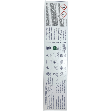ناج شامبا العضوي Blissful Botanics تولاسي البخور الحرفي الطبيعي - ناج تشامبا الغريبة - 8 أعواد بخور عضوية