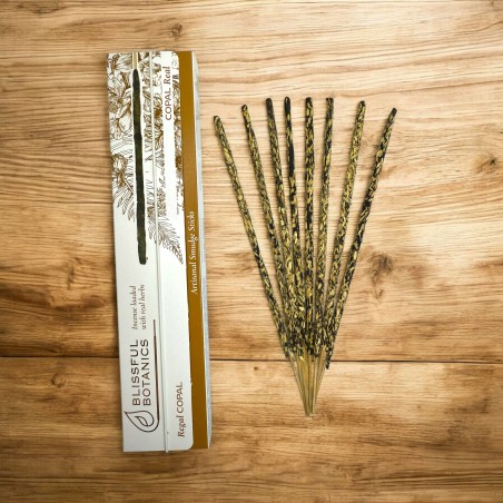 Organiczne Kadzidło Copal Blissful Botanics TULASI Natural Artisan - Real Copal - 8 organicznych kadzideł