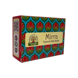 Conuri de reflux de smirnă NAMASTE INDIA - 10 conuri de tămâie blackflow