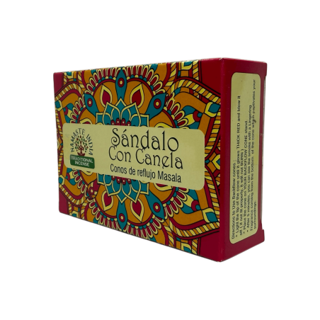 Cons de Reflux Sándalo amb Canela NAMASTE INDIA - 10 cons d'incís blackflow