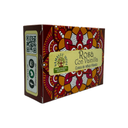 Pink Reflux Cones with Vanilla NAMASTE INDIA - 10 blackflow incense cones