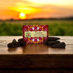 Cons de Reflux Rosa amb Vainilla NAMASTE INDIA - 10 cons d'incís blackflow