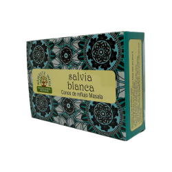 Conuri de reflux de salvie albă NAMASTE INDIA - 10 conuri de tămâie blackflow