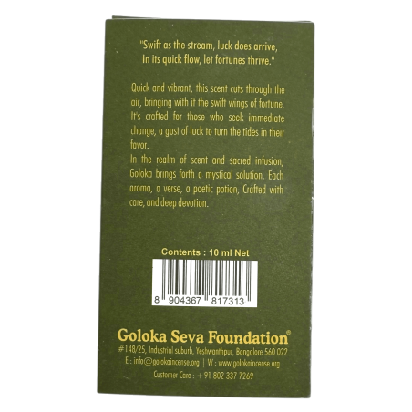 Fast Luck GOLOKA Infusions Spirituelles Fast Luck Huile Parfumée 10ml.