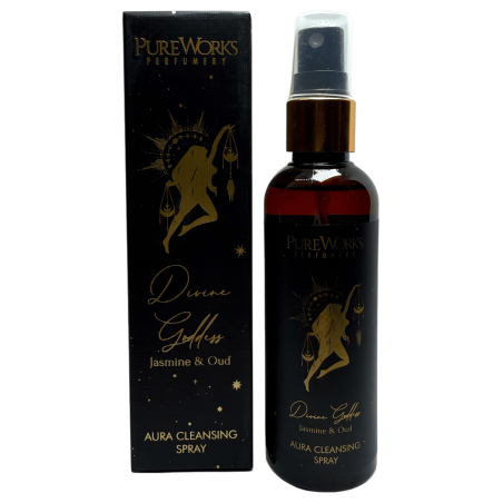 بخاخ معطر إيزوتريك جوديس ديفاين بيور وركس إلهية الياسمين والعود هالة بخاخ منظف 100 مل.