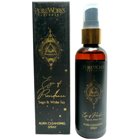 Esoterisches Lufterfrischer-Spray Providence Auge der Vorsehung Salbei und weißer Tee Aura Reinigungsspray 100ml.