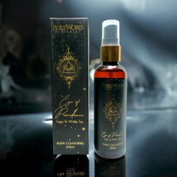 Spray Ambientador Esotérico Providence Eye of Providence Sage e Chá Branco Aura Spray de Limpeza 100ml.