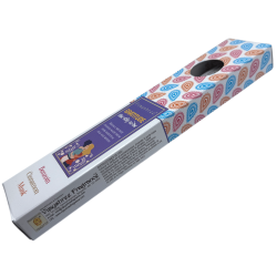 Incienso orgánico Gratitud Blissful Blends Vijayshree Benjuí, Canela y Almizcle - Cajita de 25gr.