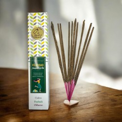 Incenso Orgânico Happiness Blissful Blends Vijayshree Cedar, Patchouli e Frankincense - Caixa de 25gr.