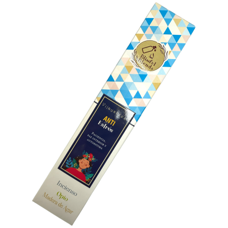 Encens Anti Stress Bio Blissful Blends Encens Vijayshree, Opium et Bois d’Agar - Boîte de 25gr.