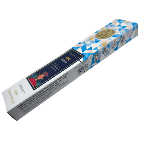 Incenso Anti Stress Orgânico Blissful Blends Incenso Vijayshree, Ópio e Madeira de Ágar - caixa de 25gr.