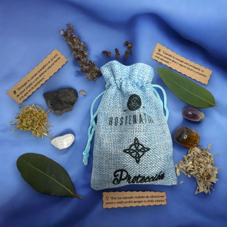 Magiczna torba HOSTENATURA Ochrona - Amulet Obrony Naturalnej Energii - Zawiera Rytuał