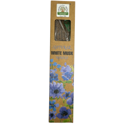 Encens Naturel Musc Blanc Namaste Inde Masala Naturel - 1 paquet d’encens bio 30gr.