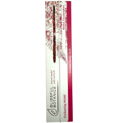 Bio Weihrauch Blissful Botanics Rose TULASI Natural Artisan - Lovely Rose - 8 Bio Räucherstäbchen
