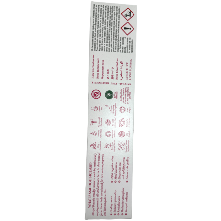 Incienso Orgánico Rosa Blissful Botanics TULASI Artesano Natural - Rosa Encantadora - 8 barritas incienso orgánicas