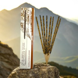 Organic Sandalwood Incense Blissful Botanics TULASI Natural Artisan - Soothing Sandalwood - 8 organic incense sticks