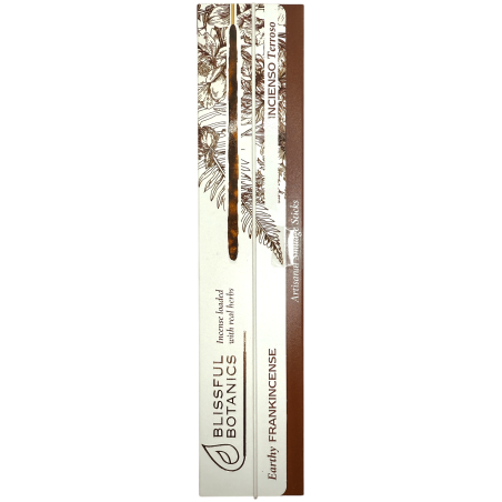 Organic Frankincense Incense Blissful Botanics TULASI Natural Artisan - Earthy Incense - 8 organic incense sticks
