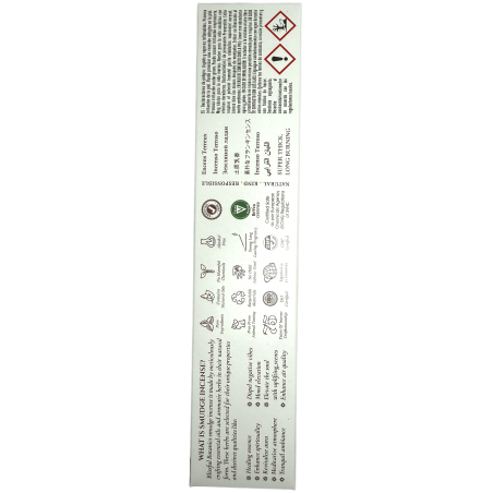Biologische wierook Blissful Botanics TULASI Natural Artisan - Aardse wierook - 8 biologische wierookstokjes
