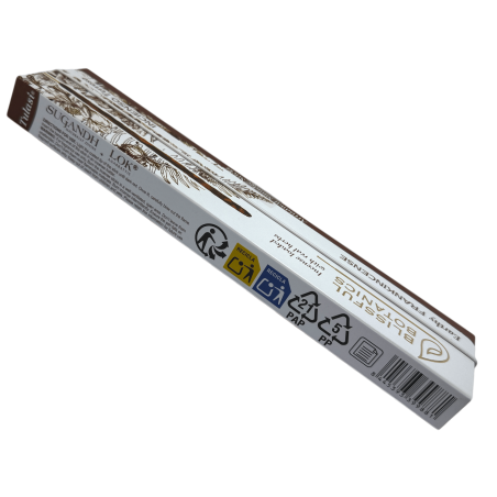 Biologische wierook Blissful Botanics TULASI Natural Artisan - Aardse wierook - 8 biologische wierookstokjes