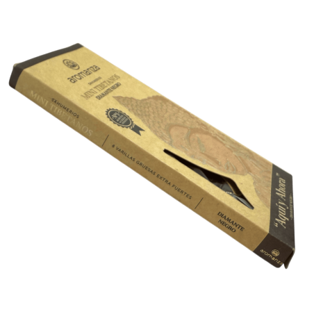 Mini Tibetan Incense Black Diamond Aromanza Argentina - 8 incense sticks 40min duration - Here and Now