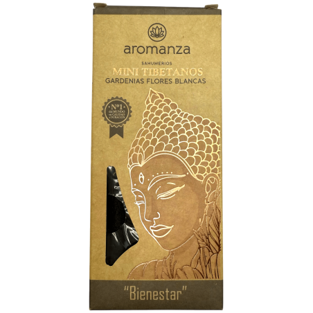 Mini Incenso Tibetano Gardenie Fiori Bianchi Aromanza Argentina - 8 bastoncini di incenso durata 40min - Wellness