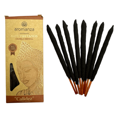 Mini Incenso Tibetano Mistico Cannella Aromanza Argentina - 8 bastoncini di incenso durata 40min - Calore