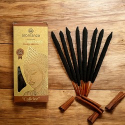 Mini Tibetischer Weihrauch Mystischer Zimt Aromanza Argentinien - 8 Räucherstäbchen 40min Dauer - Wärme