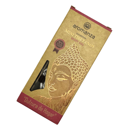 Incienso Mini Tibetanos Berry Kiss Aromanza Argentina - 8 sahumerios 40min duración - Dulzura de Hogar