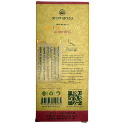 Mini Tibetan Incense Berry Kiss Aromanza Argentina - 8 incense sticks 40min duration - Sweetness of Home