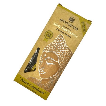 Mini Encens Tibétain Citron Aromanza Argentine - 8 bâtonnets d’encens durée 40min - Open Paths