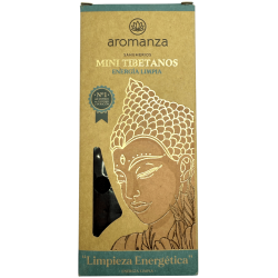 Mini Tibetan Räucherstäbchen Clean Energy Aromanza Argentina - 8 Räucherstäbchen 40min Dauer - Energy Cleansing