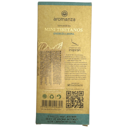 Incienso Mini Tibetanos Energía Limpia Aromanza Argentina - 8 sahumeris 40min durada - Neteja Energètica