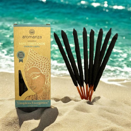 Mini tămâie tibetană Clean Energy Aromanza Argentina - 8 bețișoare de tămâie 40min durată - Curățare energetică