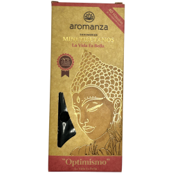Mini Kadzidło Tybetańskie Życie jest piękne Aromanza Argentina - 8 kadzidełek czas trwania 40 min - Optymizm
