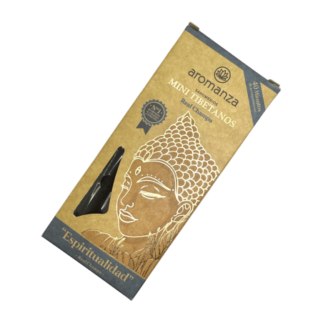 Mini tibetansk rökelse Real Champa Aromanza Argentina - 8 rökelsepinnar 40 min varaktighet - Andlighet