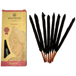 Incienso Mini Tibetanos Rosa Real Aromanza...