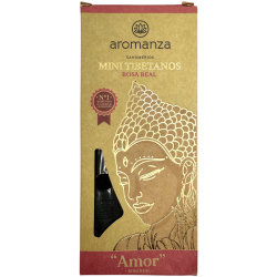 Mini tibetansk rökelse Royal Rose Aromanza Argentina - 8 rökelsepinnar 40 min varaktighet - Kärlek