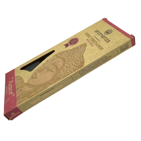 Mini Encens Tibétain Royal Rose Aromanza Argentina - 8 bâtonnets d’encens durée 40min - Love