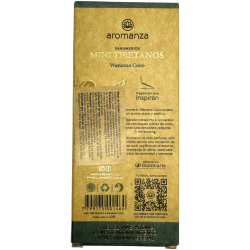 Mini Incenso Tibetano Wanama Cocco Aromanza Argentina - 8 bastoncini di incenso durata 40min - Vitalità Interiore