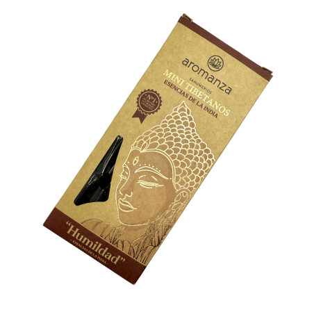 Incienso Mini Tibetanos Esencias de la India Aromanza Argentina - 8 sahumerios 40min duración - Humildad
