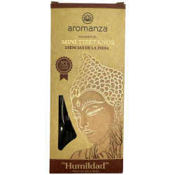 Mini Tibetansk Rökelse Essenser av Indien Aromanza Argentina - 8 rökelsepinnar 40 min varaktighet - Ödmjukhet